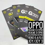 OPPO R SERIES - 9H TEMPERED GLASS SCREEN PROTECTOR REALME C2 PRO REALME 3 PRO R11 R15PRO R17PRO RENO