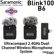 Saramonic Blink100 B6 Type-C Dual-Channel Wireless Microphone System for Android
