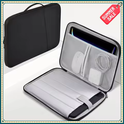 New Shockproof Laptop Tote Bag Case for MacBook Air 11, 12, 13, 13.6-inch M4, M3, M2 Chip MacBook Pr
