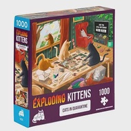 【GoKids】爆炸貓1000片拼圖: 隔離中的貓 英文版 Exploding Kittens 1000 Piece Puzzle Cats In Quarantine