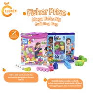 Fisher Price Mega Bloks BIG Building Bag - Educational Building Blocks for Toddlers