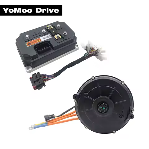 QS165 V2 35H 5000W Peak 10000W 6500RPM PMSM Mid Drive Motor Hall Type With VOTOL EM260S Controller F