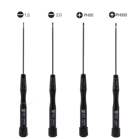 4 PCs Extension Screwdriver PH00 PH000 1,5, 2,0 Blue Leather Head MacBook Pro Notebook Watch Glasses