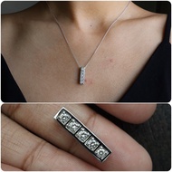 0.20Ct - 5pcs Natural Diamond Pendant