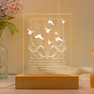 信徒皆祭司 彼得前書2:9 恩典之光 聖經經文LED燈 經文禮物