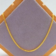 999 Pure Gold Hollow Fox Tail Chain ( 2mm )