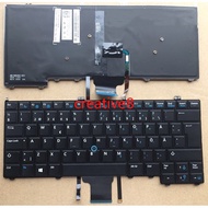 Dell Latitude e7440 e7420 e7240 laptop keyboard replacement backlight parts