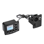 [Ship in 24h] Acoustic Guitar 4-Band EQ Equalizer Tone and Volume Amplifier Preamp Piezo Pickup 6.35