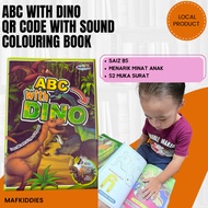 [MOMMYHAPPY] ABC WITH DINO - QRCODE WITH SOUND OF DINO- COLOURING BOOK DINO- ABC FOR DINOSAURAS