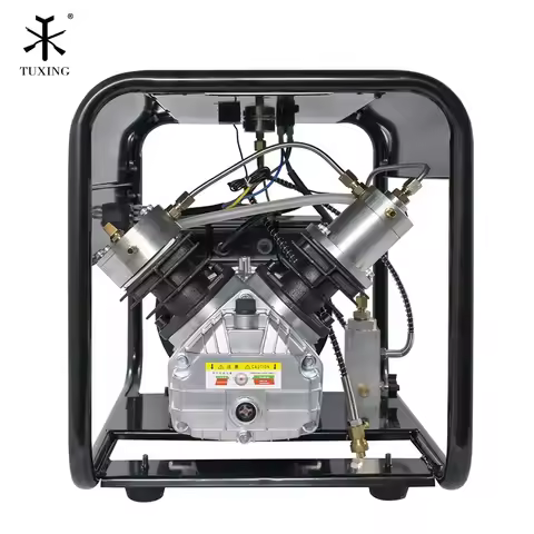 TUXING TXED012 4500Psi PCP Air Compressor 300Bar Electric High Pressure Compressor with Auto Stop fo