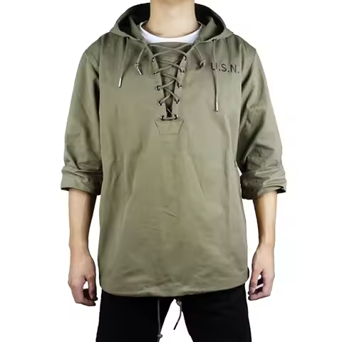 WW2 USN Soldier Uniform Retro Splint Jacket American Soldier Jacket Coat Pure Cotton Material Made o