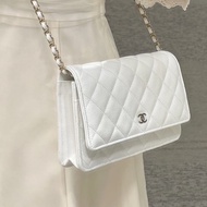 CHANEL白色荔枝皮下蓋WOC AP0250
