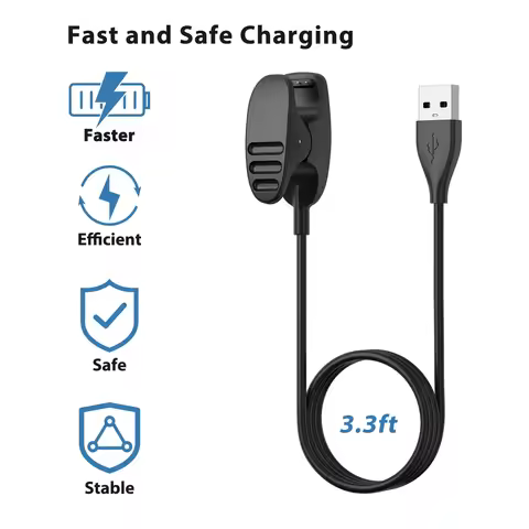 USB Charging Cable Clip Cradle Charger For Suunto 5 Peak/Ambit 1 2 3/Suunto Core/Suunto 3 Fitness/Tr