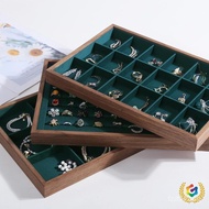Walnut Wood Bracelet Tray Wood Grain Cabinet North American Ring Jewelry Color Jewelry Tray Jewelry 