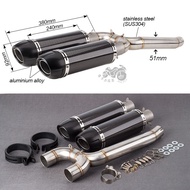 Promotion Motorcycle Modified FZ6N Middle Section FZ6S FZ600 Modified Exhaust FZ6S FZ600 FZ6N Exhaus