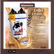 toko759 LIQUID MIRU COFFEE MILK CREAMY COFFEE LATTE LIQUID FREEBASE ORI 60ML