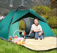 自動帳篷 容易開收納 5秒開收 Camping Water Resistance
