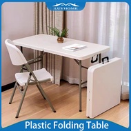 LUVHOME Folding Table 6FT(180CM) Heavy Duty Foldable Table Portable Outdoor Tables Home Laptop Table Dining Long Table