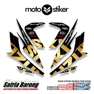 SATRIA F150 STRIPING MOTIF 1 / MOTOSTICKER / ECSTAR / SATRIA FU BARONG 2012 / STICKER / STICKER