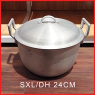 ◴ × ♝ ◈ Kaldero Ordinary Body Double Handle Aluminum 6 different sizes thick built Pares Kaldero