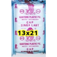 Sea Lion Brand Clear PE Plastic Ice Cube Plastic/ Sugar/ Oil/ Food/ Flour/ 1kg per pack Kilo/ SIZE 1