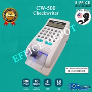 Effice Depot - CW-500 & CW-500M CHECK WRITER / CW500 & CW500M CHEQUE PRINTER