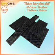 Rubber Bar Mat for Dispensing Counter - premium anti-slip bar mat 60x30 - 45x30 - 30x15 - 60x8cm