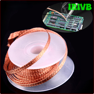IRIVB Desoldering Braid Tape Copper Solder Wire Soldering Wick Tin Solder Removal Braid Welding Wire Repair Tool 1.5/2/2.5/3/3.5mm NEW EIFIB
