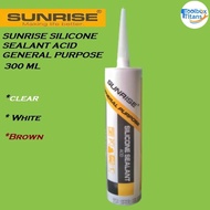 Sunrise Silicone Sealant Clear Black White