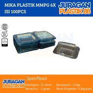 MMPG 6X Plastic Mica | Mika Cake Food Size 6X @100pcs