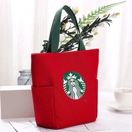 🔥24h Shipped🔥 Starbucks แบบติดกระดุมแป๊ก กระเป๋าสตาร์บัค กระเป๋าถือ Starbucks Shoulder Bag Starbuck พร้อมส่ง กระเป๋าสตาร์บัค มี4สี แบบติดกระดุมแป๊ก กระเป๋า