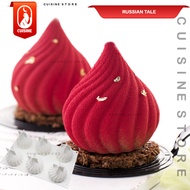 Russian Tale Chocolate Mousse Glaze Cake Mold 6 Holes FOOD GRADE / CUISINE