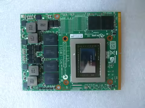 Original GTX670M GTX 670M MS-1W051 N13E-GS1-LP-A1 GDDR5 1.5GB MXM For MSI GT60 GT70 1762 Laptop Vide