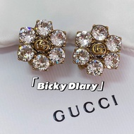 1: 1 Original Standard Real Shot, G-Full Diamond Flower Ear Clip/Fairy Must-Have Style