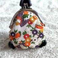 Japanese Pattern Kiss Lock Wallet Handheld