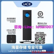 【可開統編發票】雷孜LaCie d2 Professional移動桌面硬盤8t外置筆記本電腦Tpye-C      全臺