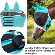 Horse Mask Horse Hood Breathable Anti-Mosquito Anti-Insect Mask Eye Mask Self-A
