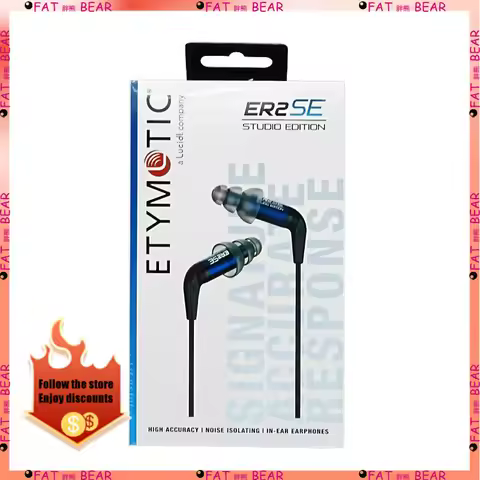 Etymotic ER2XR/ER2SE In Ear Wired Monitoring Fever HIFI Music Earbuds