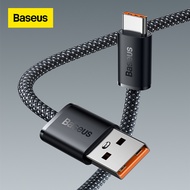 Baseus 100W USB Cable 6A Fast Charging Cable For Huawei Honor Ultra Data USB C Phone Cable For Xiaomi Mi 10