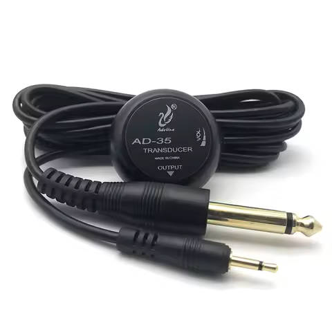 Adeline AD-35 Mini Pickup Amplifier Transducer Stick Piezo Pickup for Acoustic Guitar Ukulele Violin