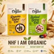 NHF Gluten Free Organic Instant Baby Oat & Regular Rolled Oat (500g) HALAL