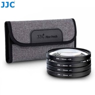 JJC F-C Series Close Up Macro Filter Kit with Pouch 2X 4X 8X 10X Magnification for Macro Photography