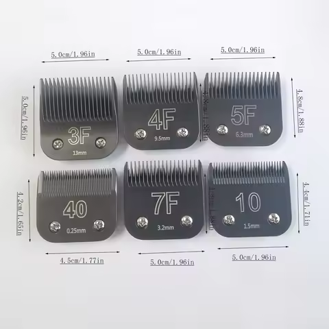 Sirreepet Professional Pet Clipper A5 Blade Black Color 3F/ 4F/ 5F/ 7F/ 10#/ 40#