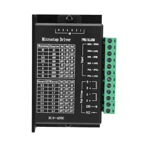 TB6600 Microstep Motor Driver DC9-40V Stepper Motor CNC Controller 32 Segments for Nema 42 57 86 Ste