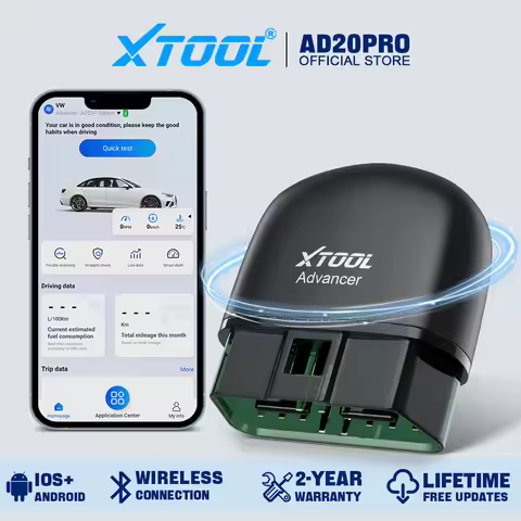 XTOOL Advancer AD20PRO OBD2 Bluetooth Scanner Full System Car Diagnostic Tool obd2 Scanner Oil Reset