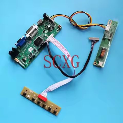 For LT141X2 LTN141X7 LTN141X8 Laptop Monitor Controller Board 14.1" DIY Kit 1-CCFL 1024*768 LVDS 20