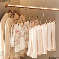LINDW99 Closet Storage Holder, Over Rod Snag-Free Scarf Hanger, Organizer High Manganese Steel 5 Loo
