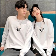 PANDA PANDA LONG-SLEEVED COUPLE SHIRT MEN'S T-SHIRT/ WOMEN'S T-SHIRT/