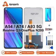 Original LCD For OPPO A54 A74 A93 Realme Q3 OnePlus Nord N200 5G Display Touch Screen Assembly For O