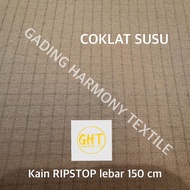 ( per setengah meter ) kain RIPSTOP lebar 150 cm ripstok ribstop ribstok bultop luster kotak polyest